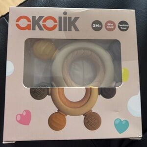 Akolik baby teething toy NEW